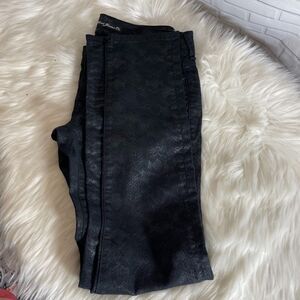 Mavi Serena Super Skinny Black Patterned Jeans